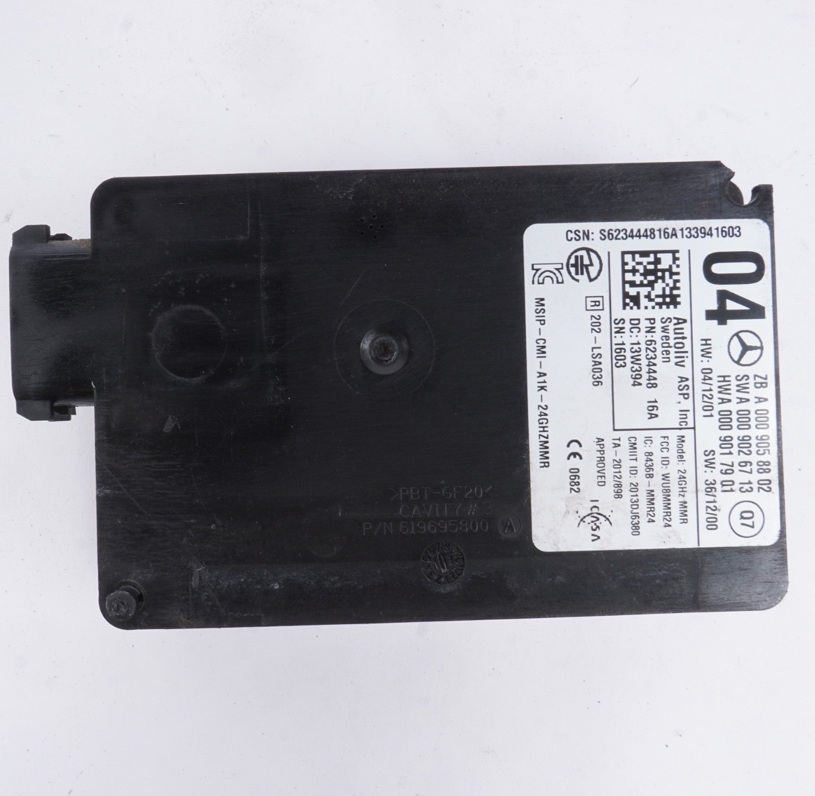 Mercedes E350 C300 S550 Rear Bumper Blind Spot Radar Distance Sensor Module OEM
