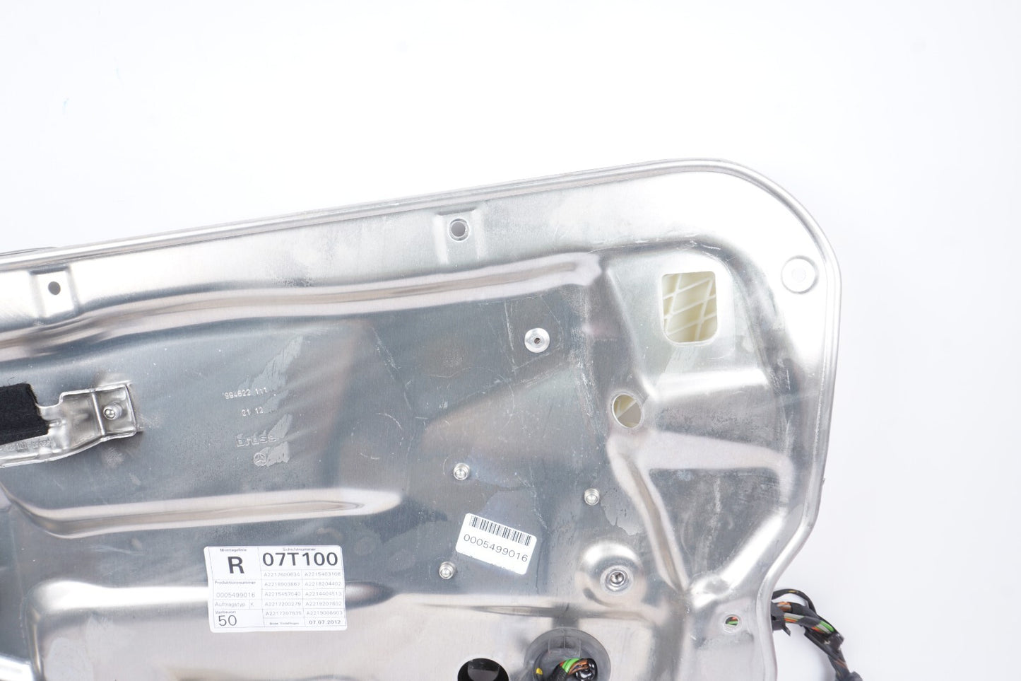 07-13 Mercedes S550 S400 Front Right Passenger Side Window Regulator & Motor OEM