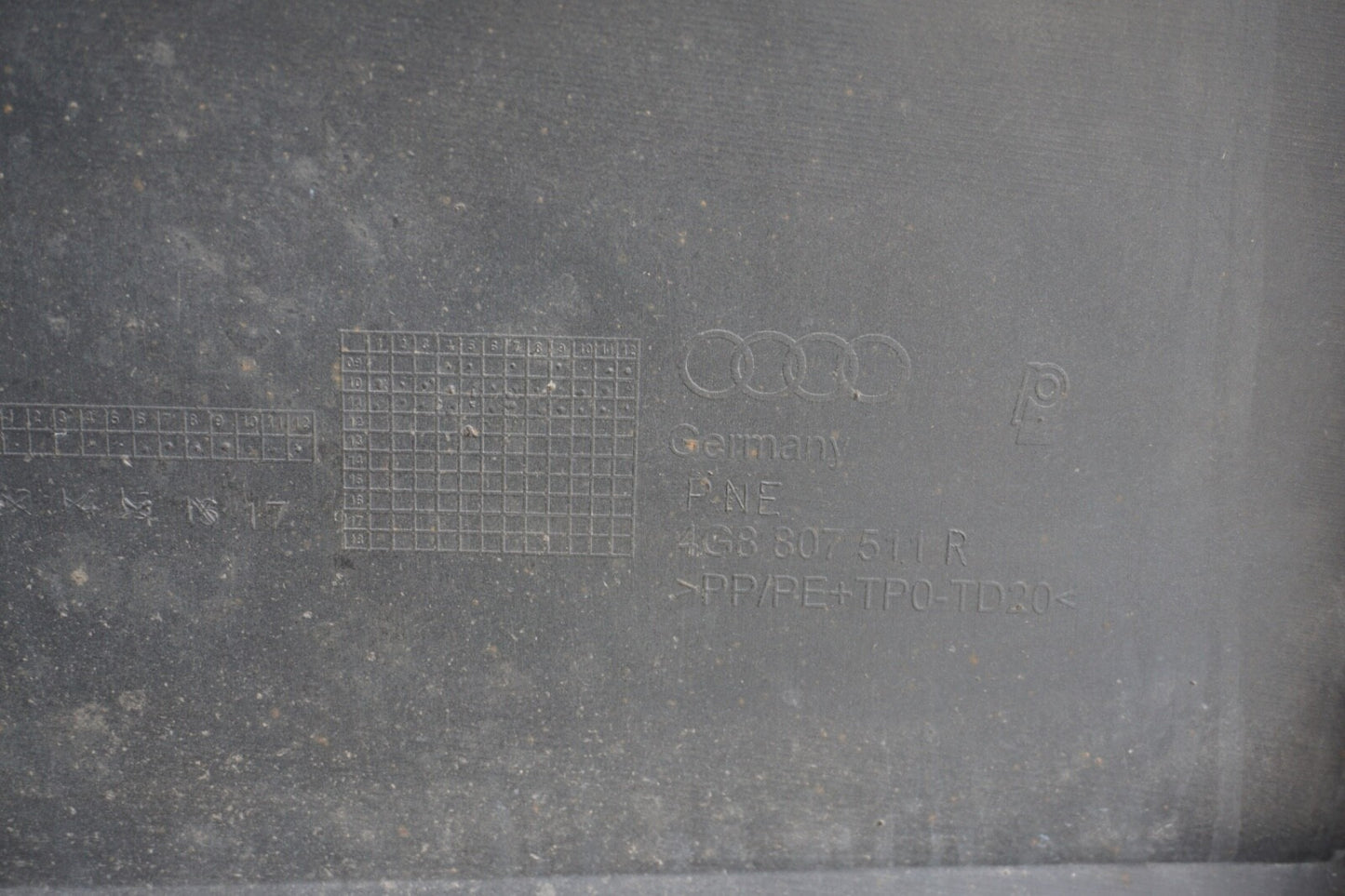 2012-2015 AUDI A7 REAR BUMPER COVER COMPLETE ASSEMBLY OEM