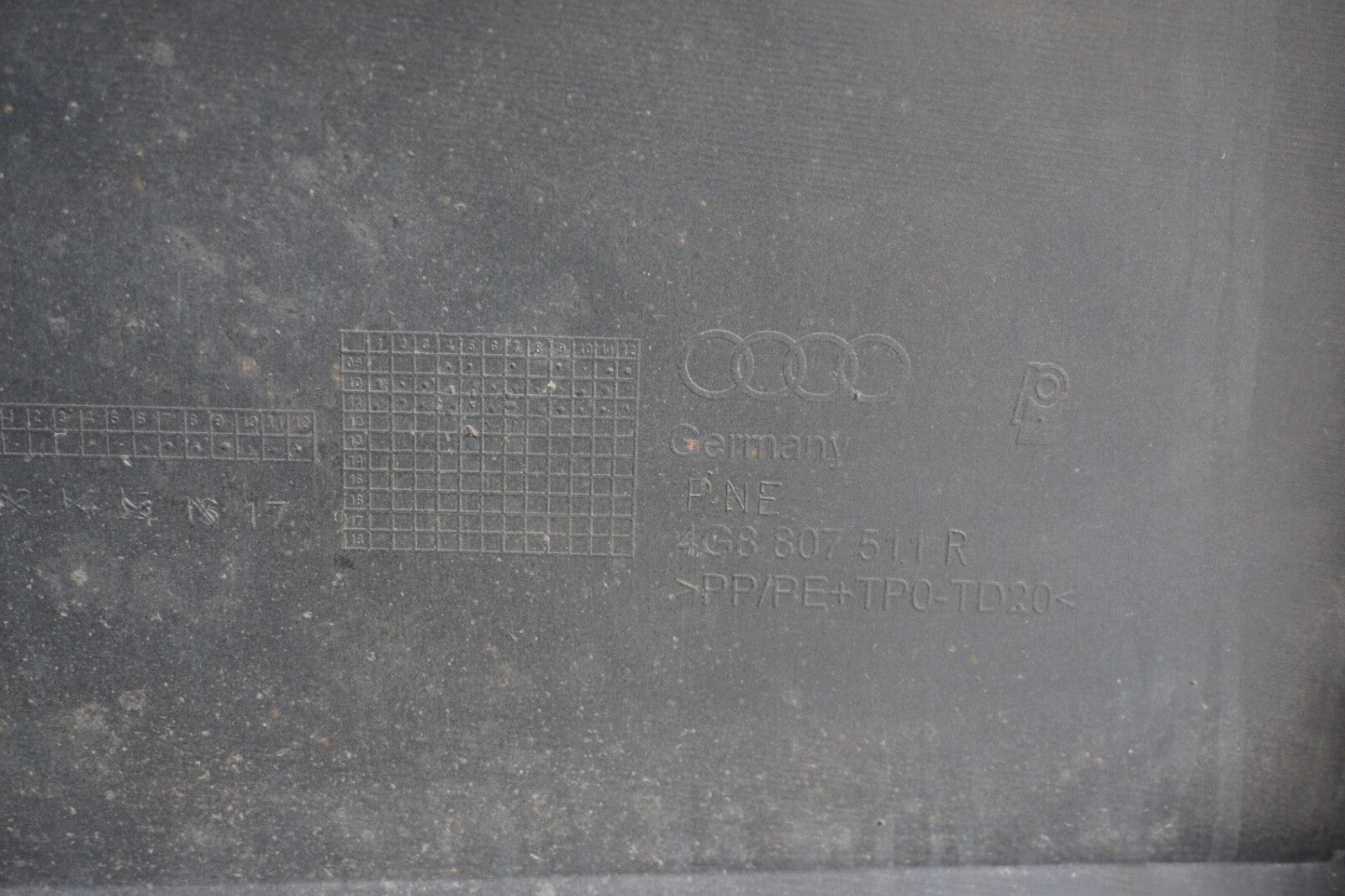 2012-2015 AUDI A7 REAR BUMPER COVER COMPLETE ASSEMBLY OEM
