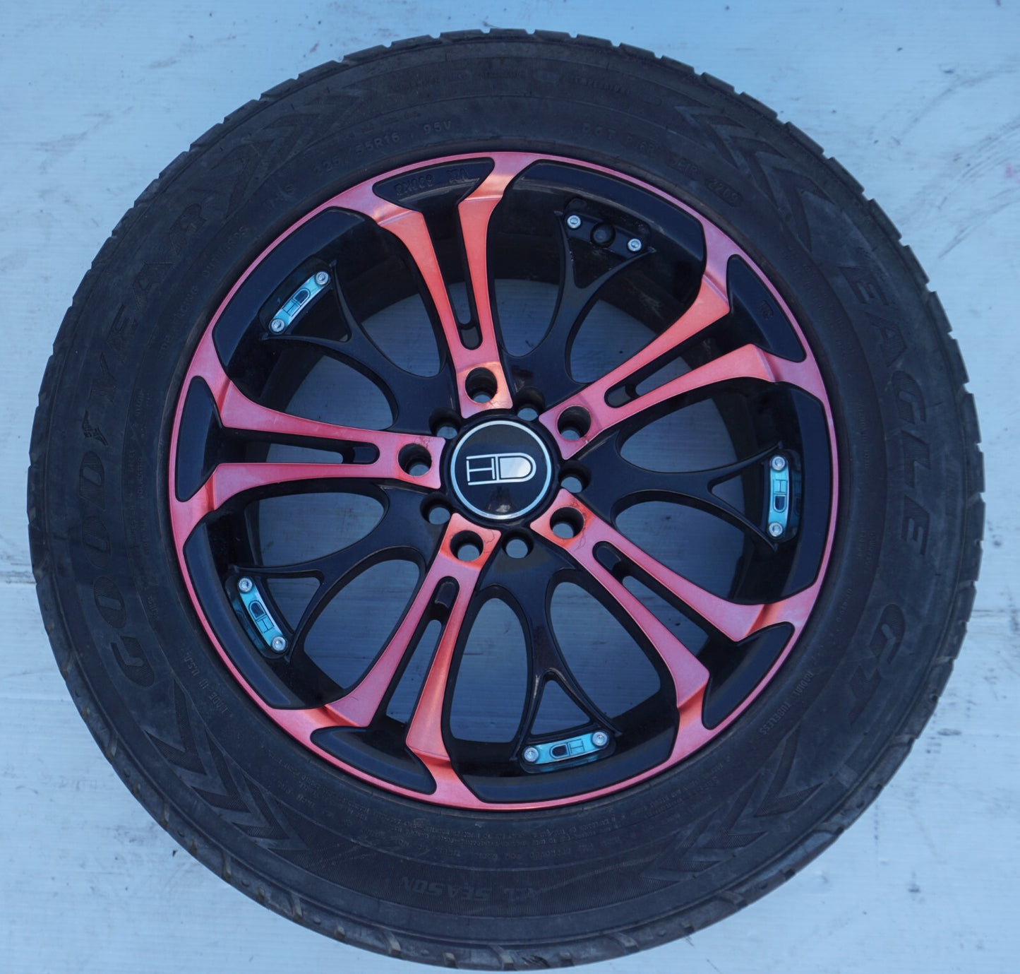 HD WHEELS RIMS & TIRE GOODYEAR EAGLE GT 225/55 r16 4x114 4x100