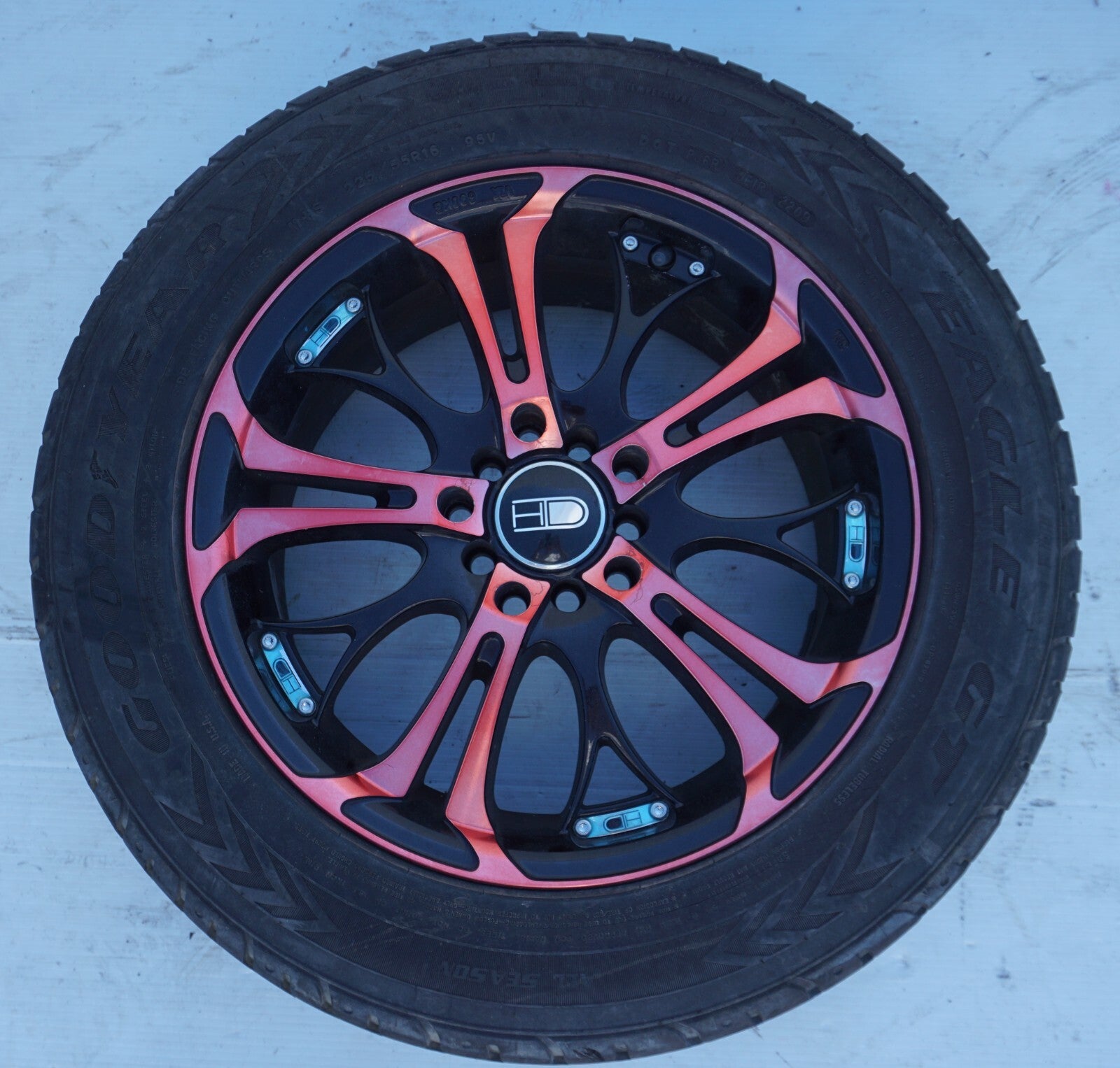 HD WHEELS RIMS & TIRE GOODYEAR EAGLE GT 225/55 r16 4x114 4x100