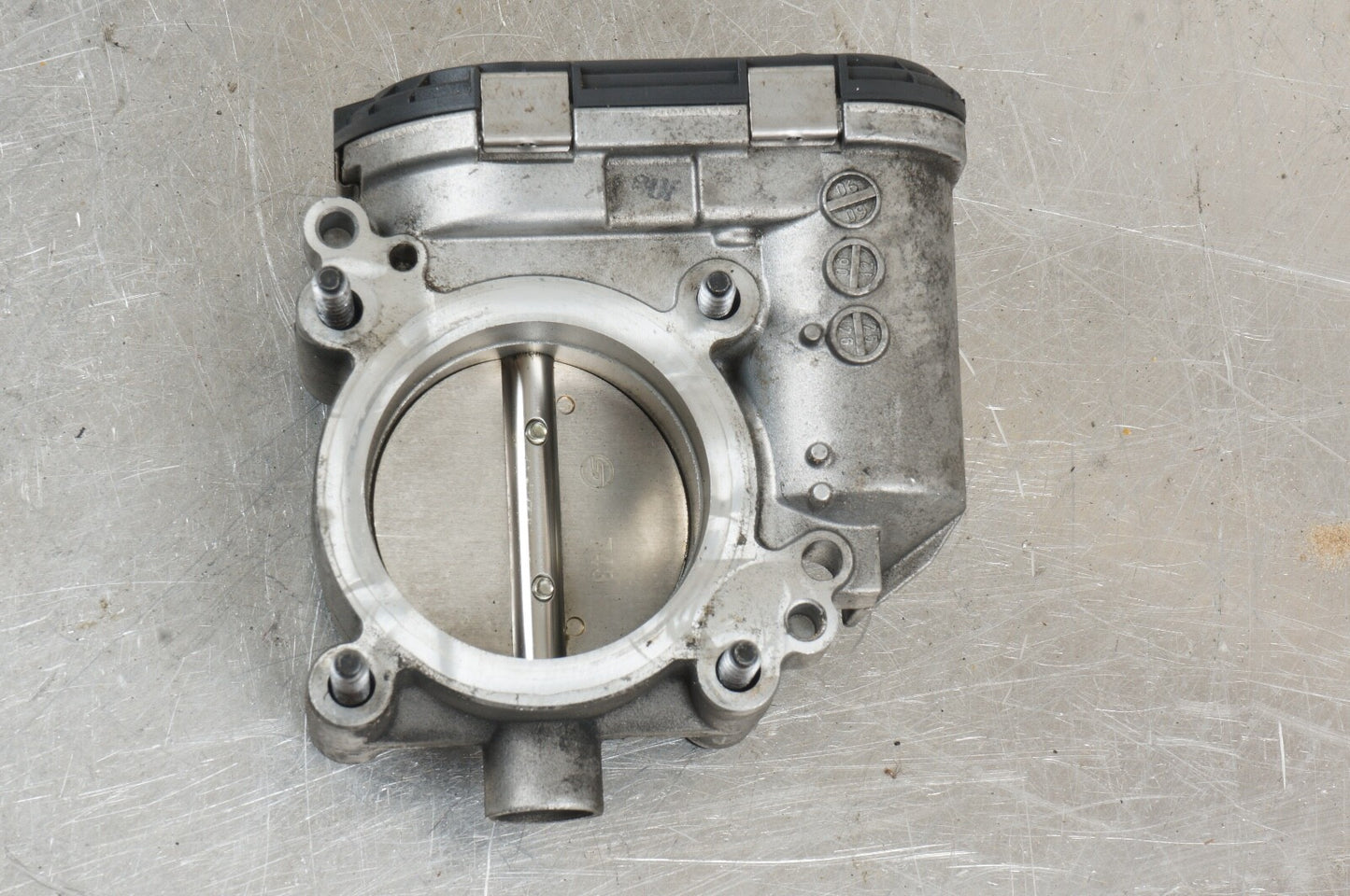 12-14 MERCEDES W204 C204 1.8L M271 ENGINE THROTTLE BODY W/ PIPE & VALVE OEM