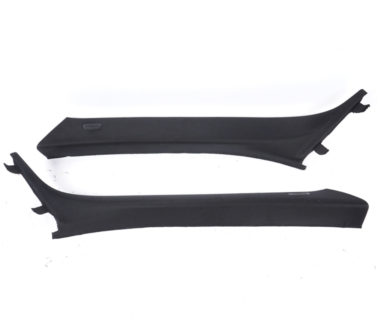 2011 - 2016 BMW 528I 535I 550I F10 OEM RIGHT & LEFT A PILLAR TRIM SET 2 BLACK