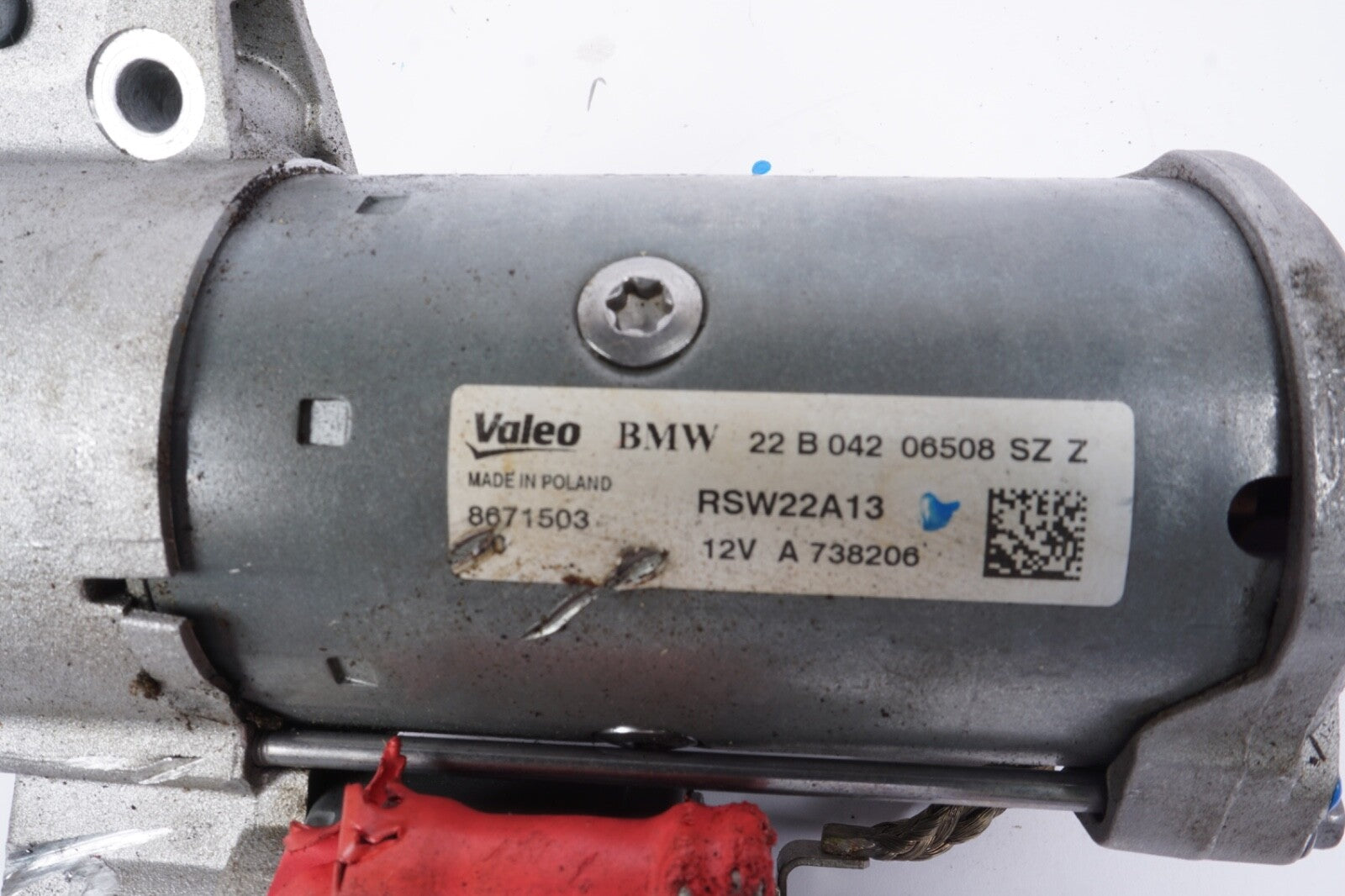 2019-2024 BMW 330I XDRIVE G20 2.0L ENGINE STARTER MOTOR ! ! ! ! ! !  BROKEN PLUG