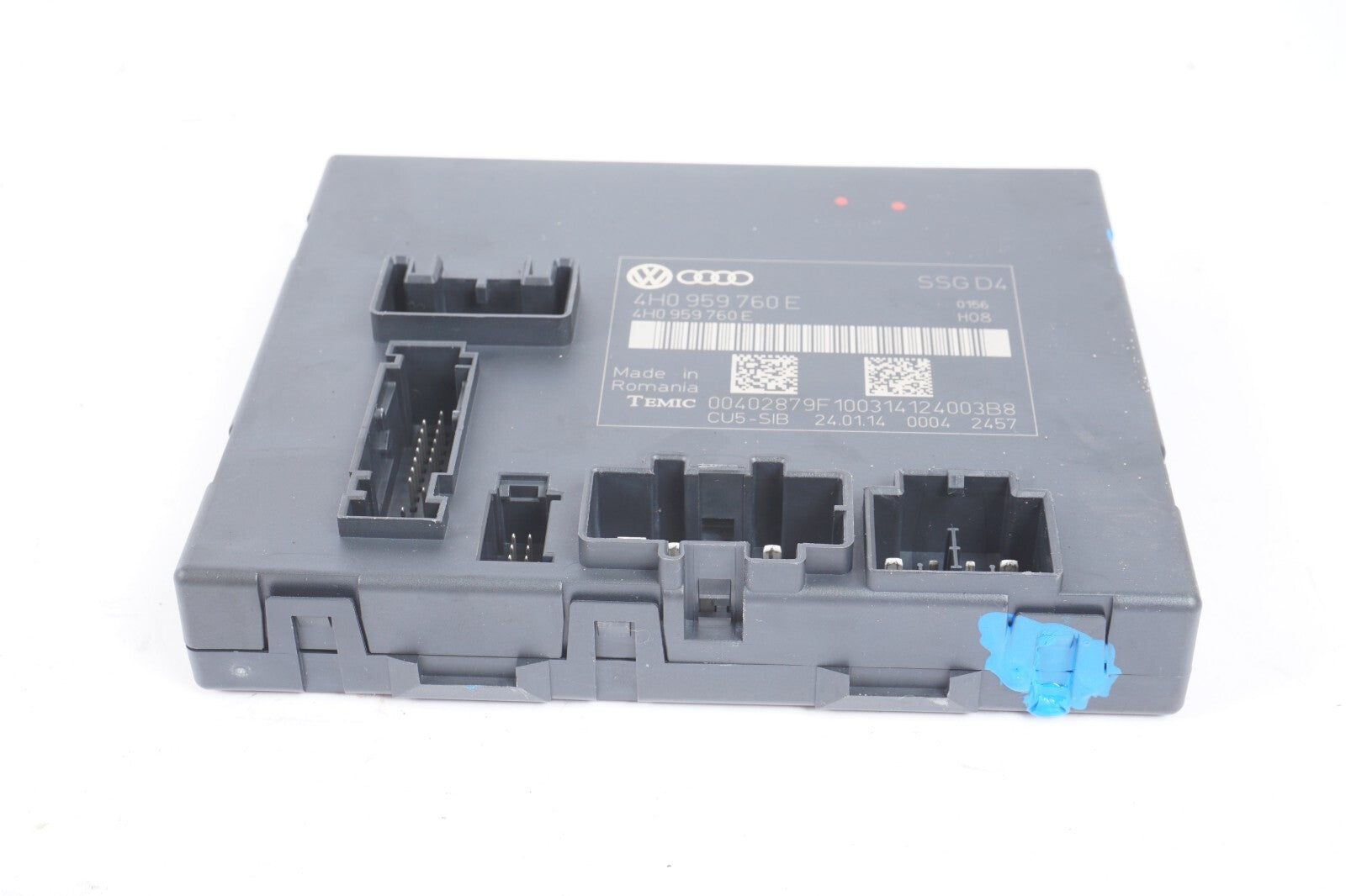 11-17 AUDI A8 A8L FRONT RIGHT PASSENGER SEAT CONTROL MODULE 4H0959760E  OEM