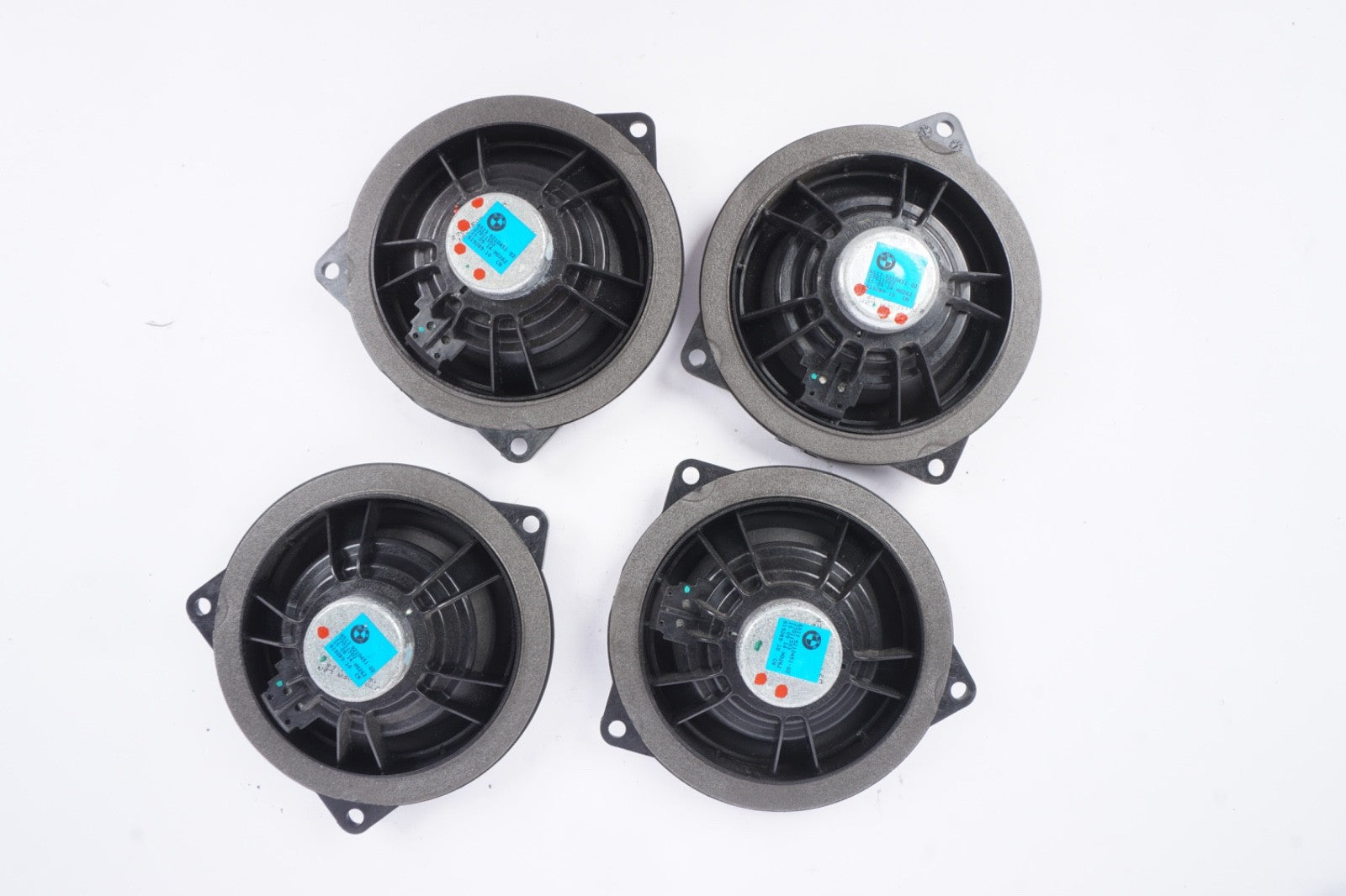 13-19 BMW 640i F06 Front & Rear Door Speakers Sound Set of 4 Pc OEM