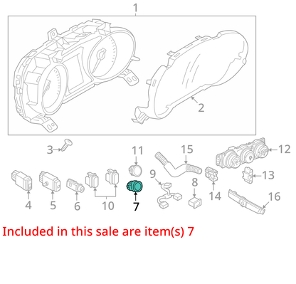 2014 - 2020 MITSUBISHI OUTLANDER SPEEDOMETER BEZEL COVER 8060A168 OEM