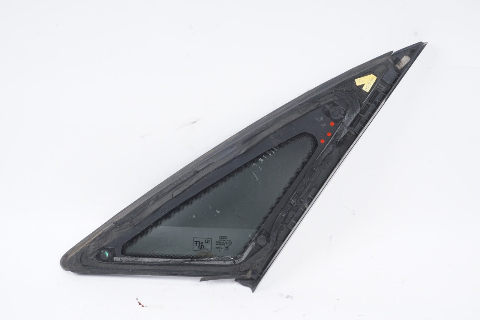 AUDI A8 L REAR LEFT DRIVER SIDE QUARTER WINDOW GLASS OEM 2011 - 2014