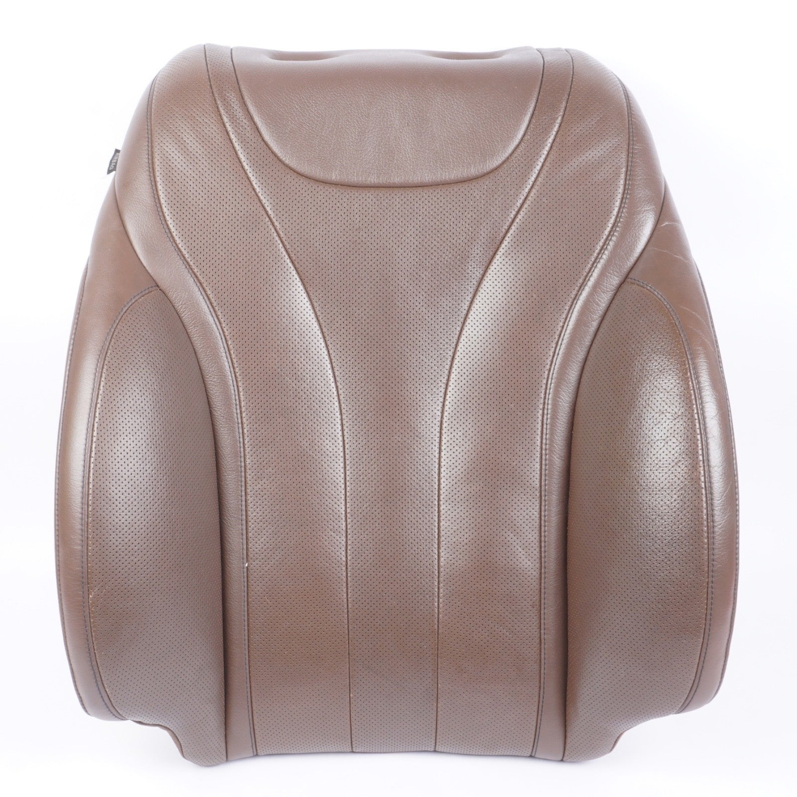 14-17 Mercedes W222 S550 Front Right Side Seat Upper Back Cushion Brown OEM