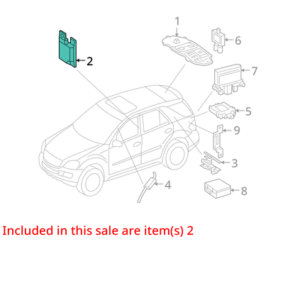 2007 - 2013 MERCEDES S550 W221 BLUETOOTH ANTENNA AMPLIFIER 2118203375