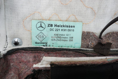 2010 - 2013 MERCEDES S550 W221 REAR LEFT SEAT UPPER BACKREST CUSHION OEM