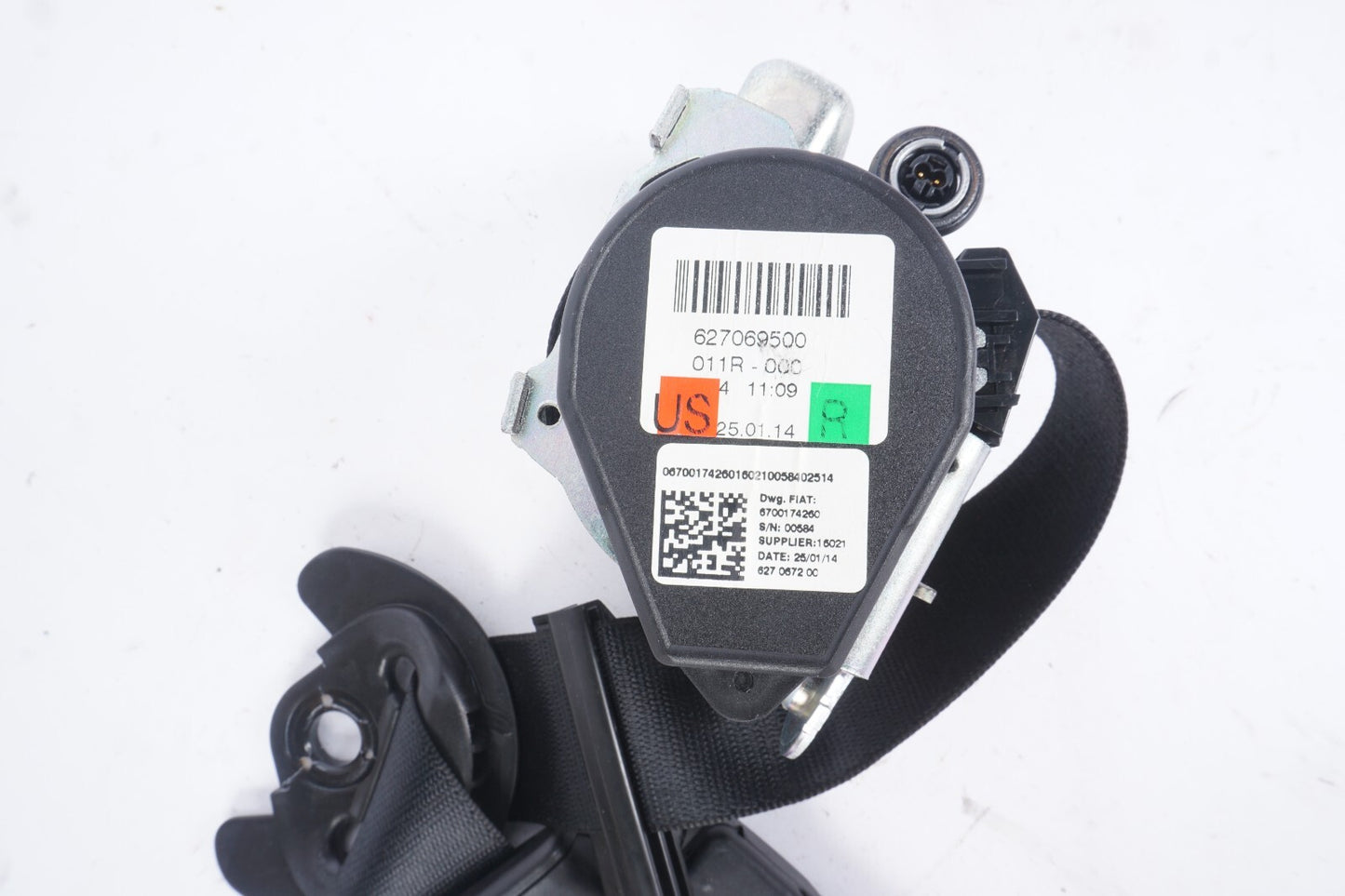 2014-2020 Maserati Ghibli Front Right Passenger Seat Belt Retractor  OEM