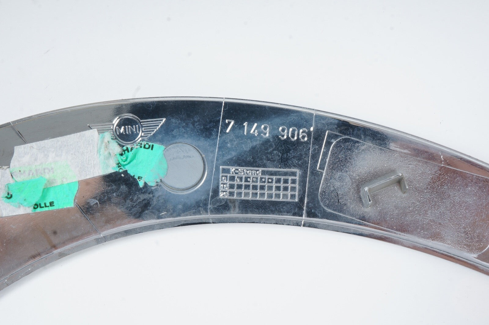 07 - 14 MINI COOPER CLUBMAN R55 FRONT LEFT DRIVER SIDE HEADLIGHT BEZEL FRAME OEM