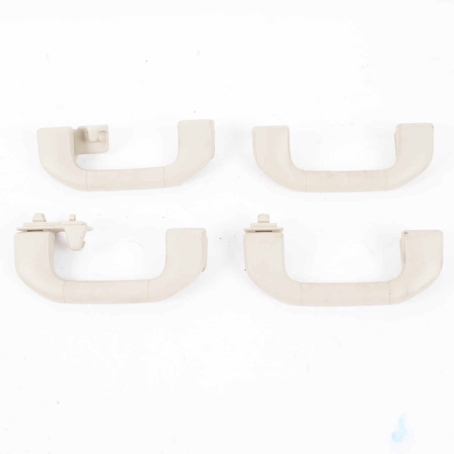 08-14 Mercedes C350 C300 W204 OVERHEAD ROOF GRAB HANDLE SET OF 4 OEM