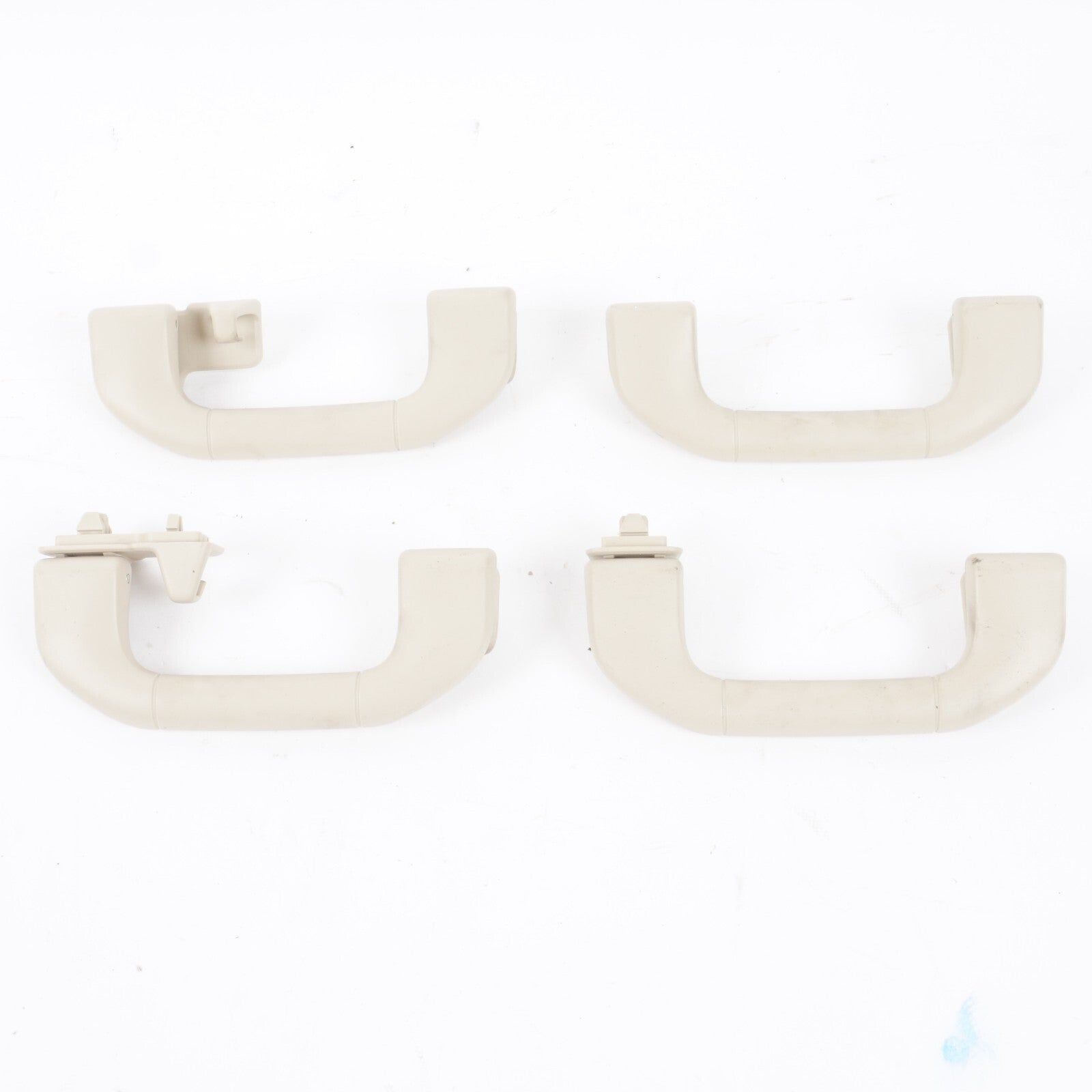 08-14 Mercedes C350 C300 W204 OVERHEAD ROOF GRAB HANDLE SET OF 4 OEM