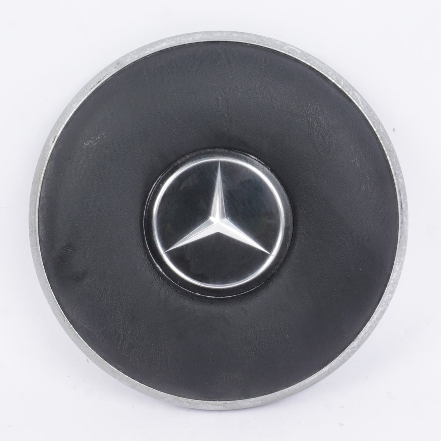 MERCEDES W 108 110 111 112 113 220 230 250 SE SL BLK STEERING WHEEL CENTER PAD