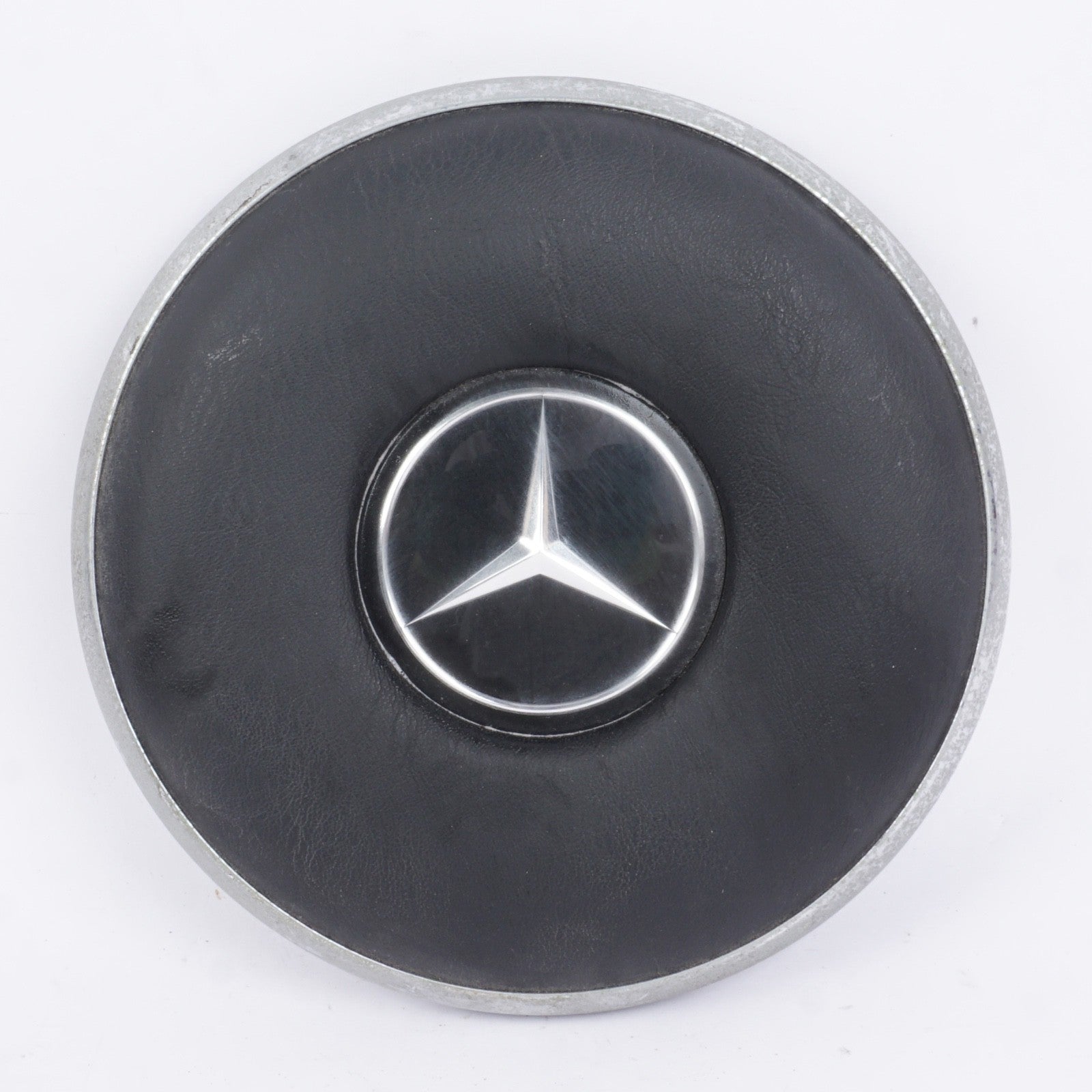 MERCEDES W 108 110 111 112 113 220 230 250 SE SL BLK STEERING WHEEL CENTER PAD
