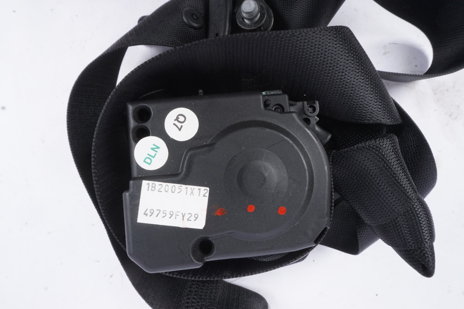 07-13 Mercedes W221 S550 S400 S450 Seat Belt Rear Left Driver Side Black OEM