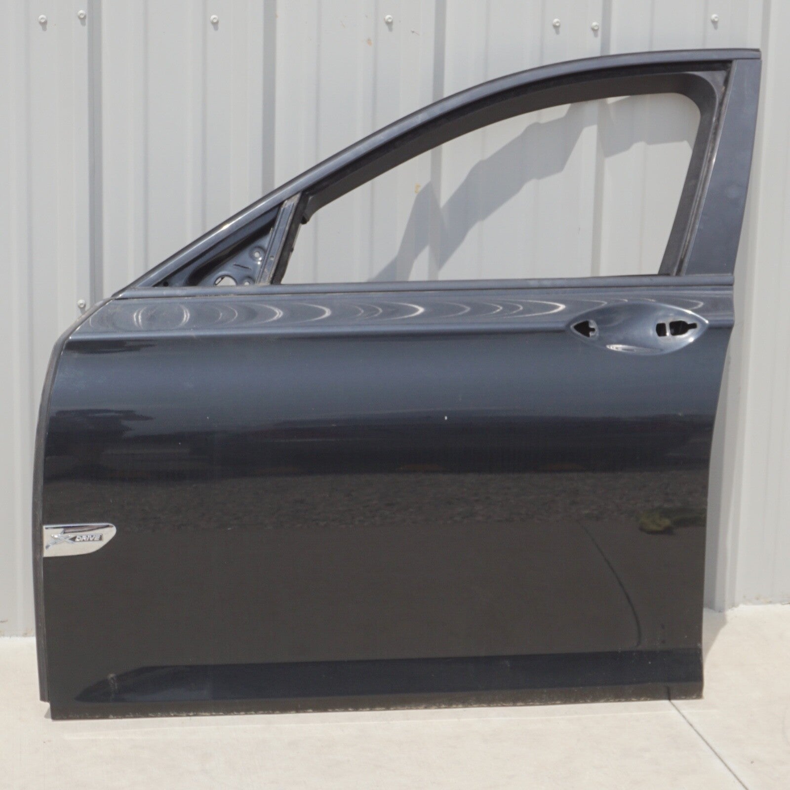 2009 - 2015 BMW 7 SERIES F01 F02 F04 750i FRONT LEFT DRIVER DOOR SHELL BLACK OEM