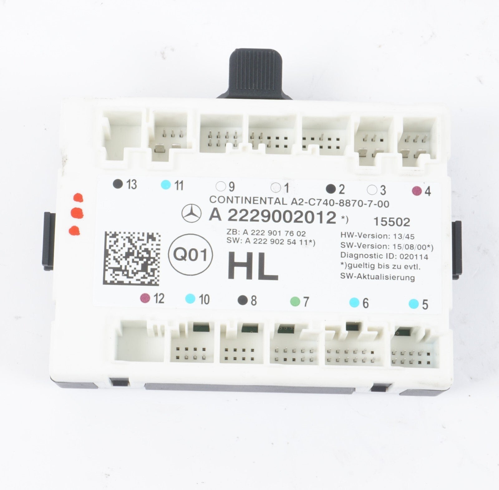 14 - 17 Mercedes S550 W222 REAR LEFT DRIVER SIDE DOOR CONTROL MODULE OEM