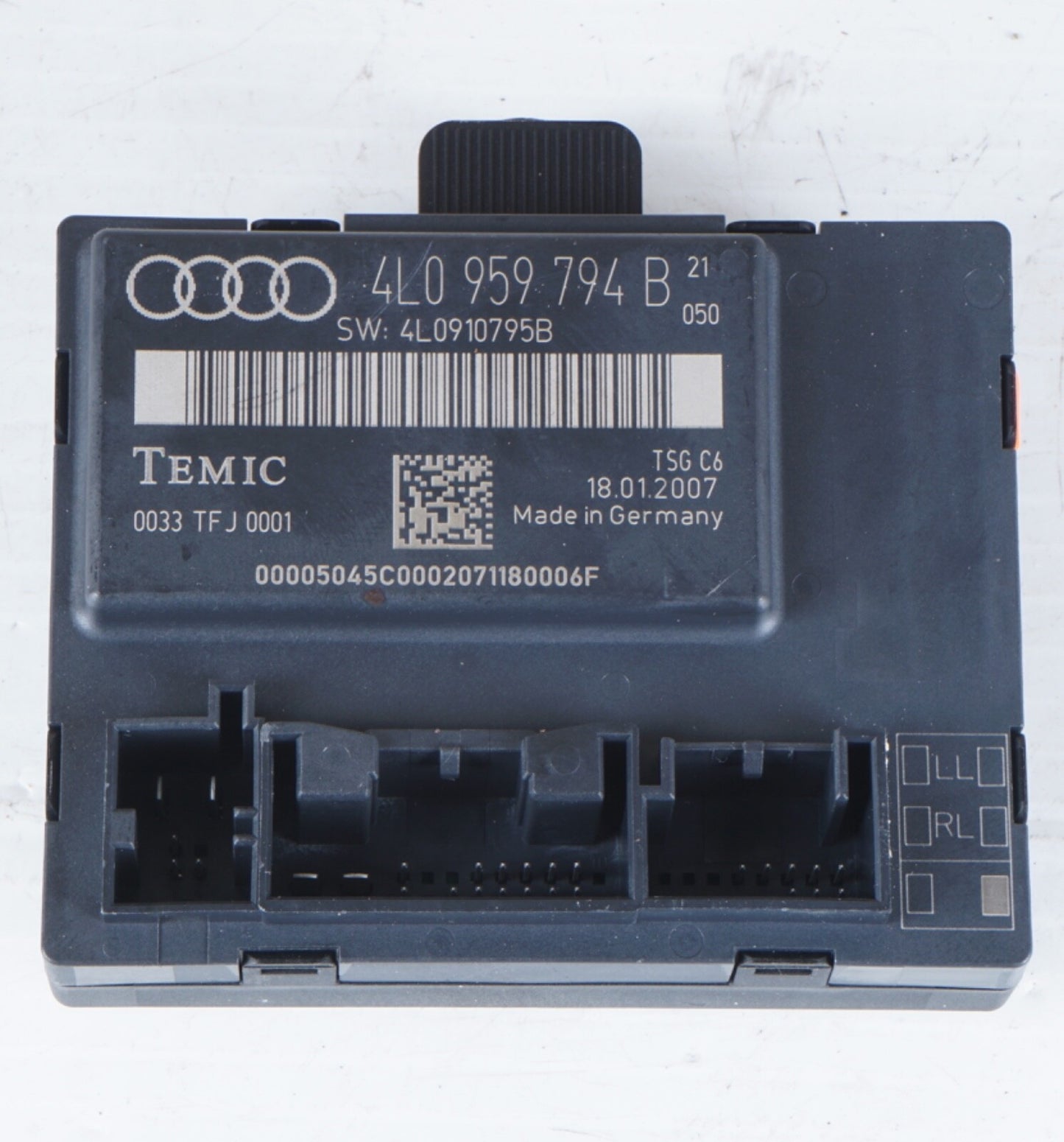 07 08 09 AUDI Q7 REAR RIGHT PASSENGER SIDE DOOR CONTROL MODULE 4L0959794B OEM