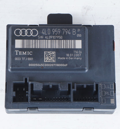 07 08 09 AUDI Q7 REAR RIGHT PASSENGER SIDE DOOR CONTROL MODULE 4L0959794B OEM
