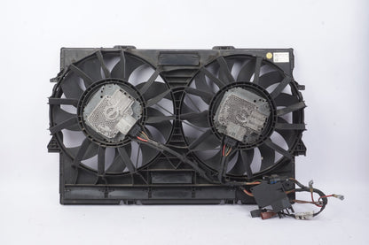 2011 2012 Audi A8 D4 4.2L Engine Cooling Fan & Shroud  OEM