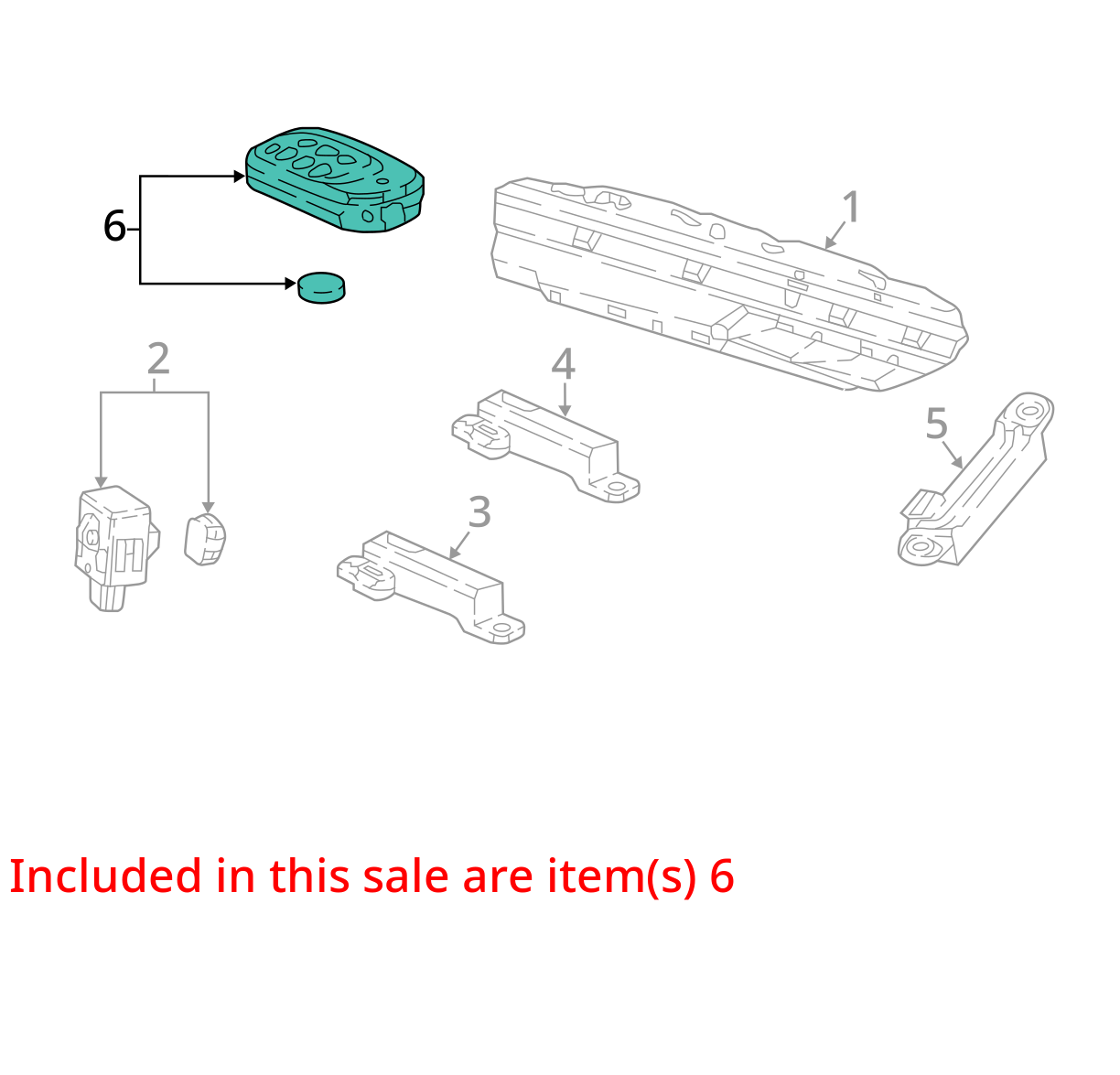 2018 - 2020 HONDA ODYSSEY SMART KEY KEYLESS REMOTE FOB UNCUT KEY