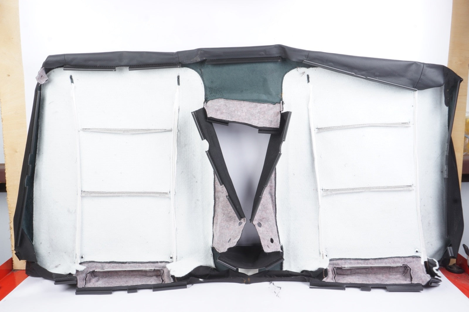 10-13 Mercedes W221 S400 S550 Seat Cushion Rear Top Upper BLACK 2219208516 OEM
