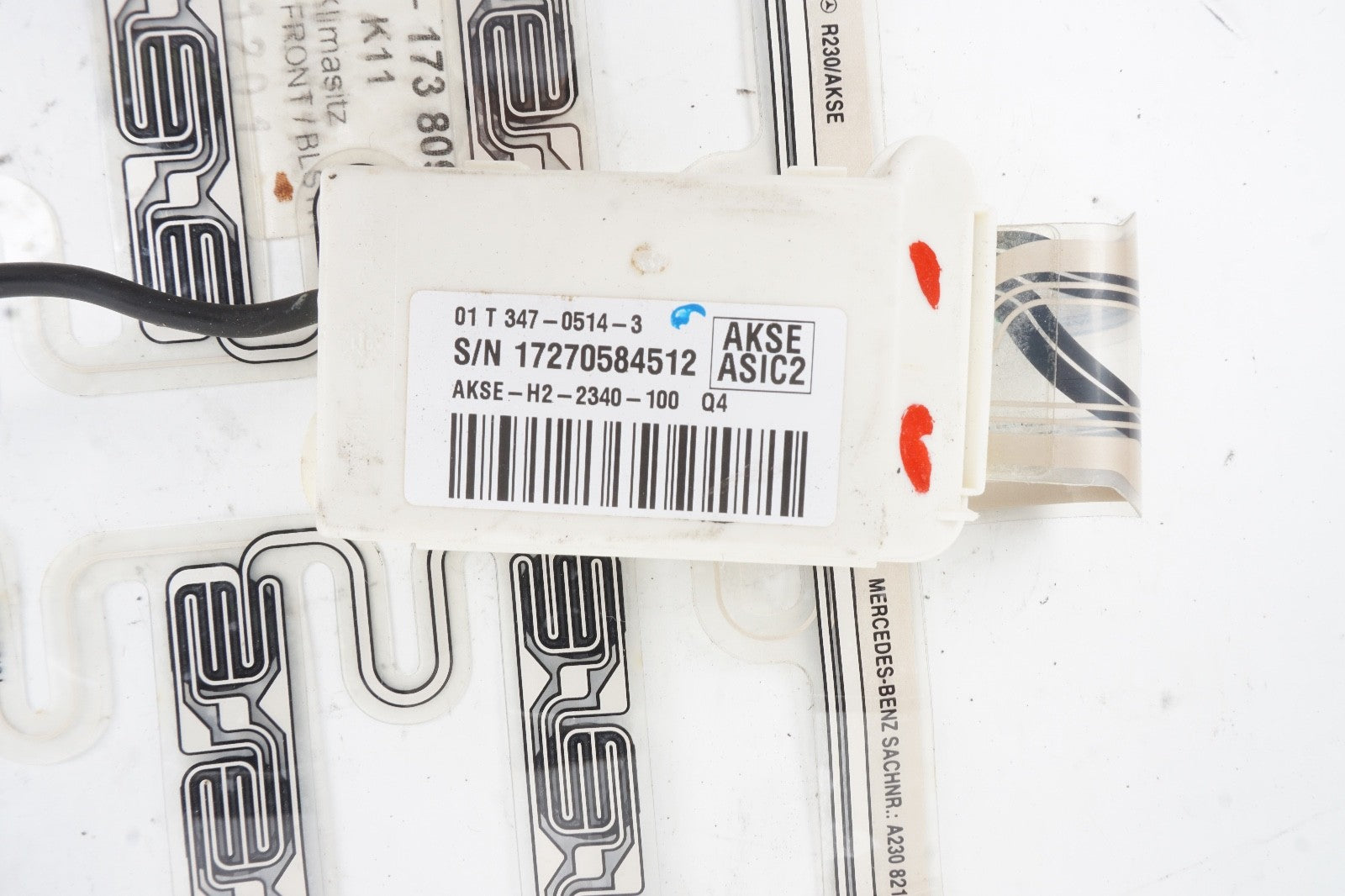 03-04 Mercedes R230 SL500 SL55 AMG Seat Occupancy Mat Sensor SRS 2308211551 OEM