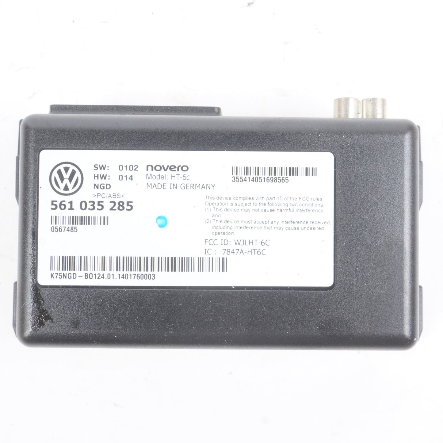 2014-2019 Volkswagen Passat GPS Navigation Control Module 561035285 OEM
