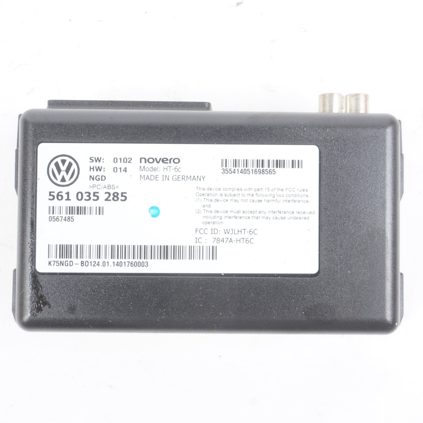 2014-2019 Volkswagen Passat GPS Navigation Control Module 561035285 OEM