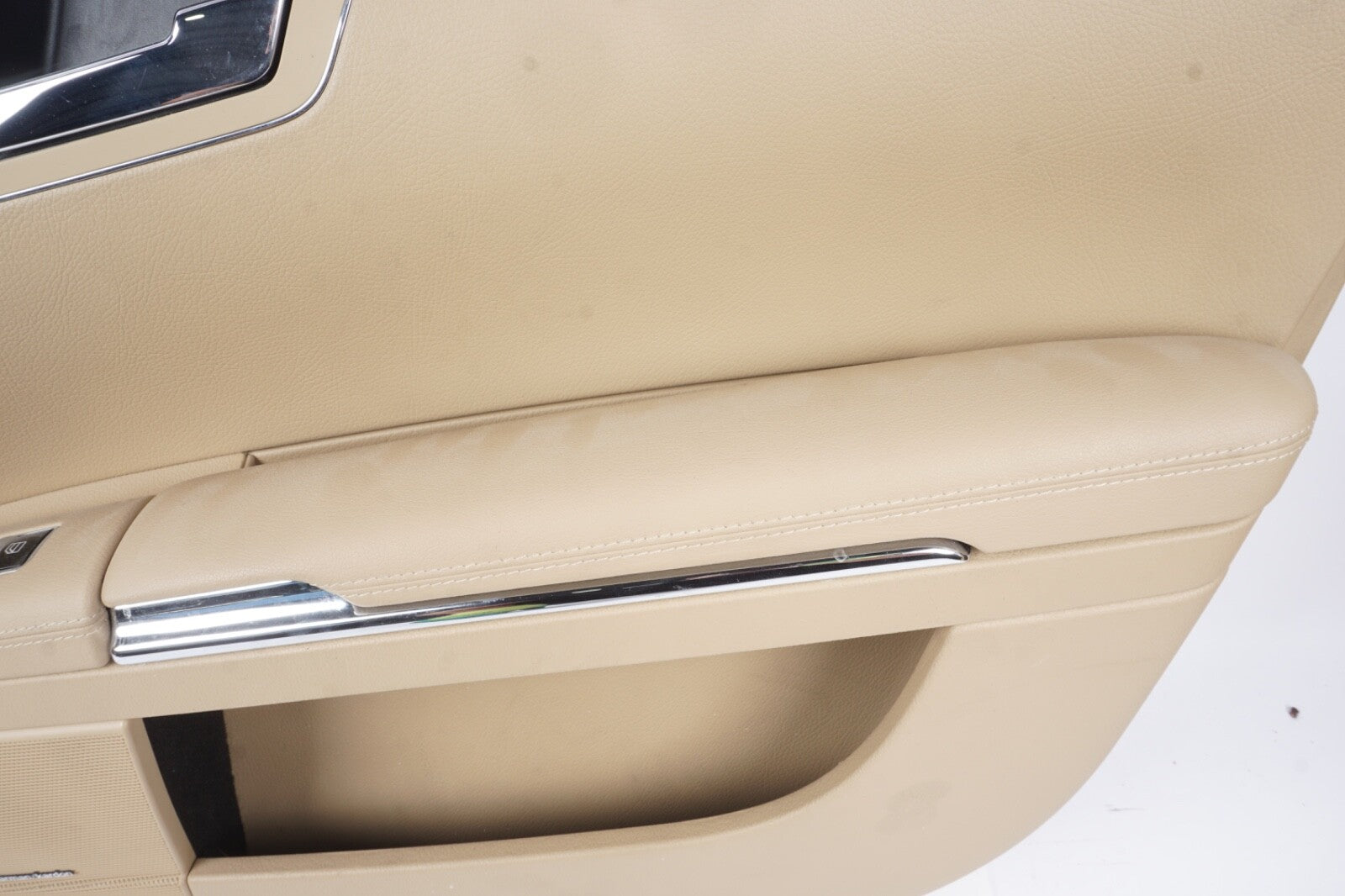 10-13 Mercedes W221 S550 S400 Front Right Side Interior Door Panel Beige OEM