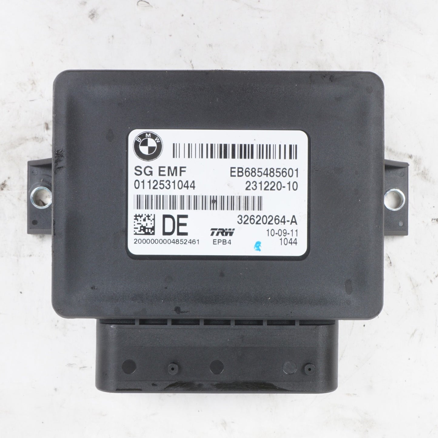 2012 BMW 650i F12 Rear Parking Brake Control Module OEM EB685485601