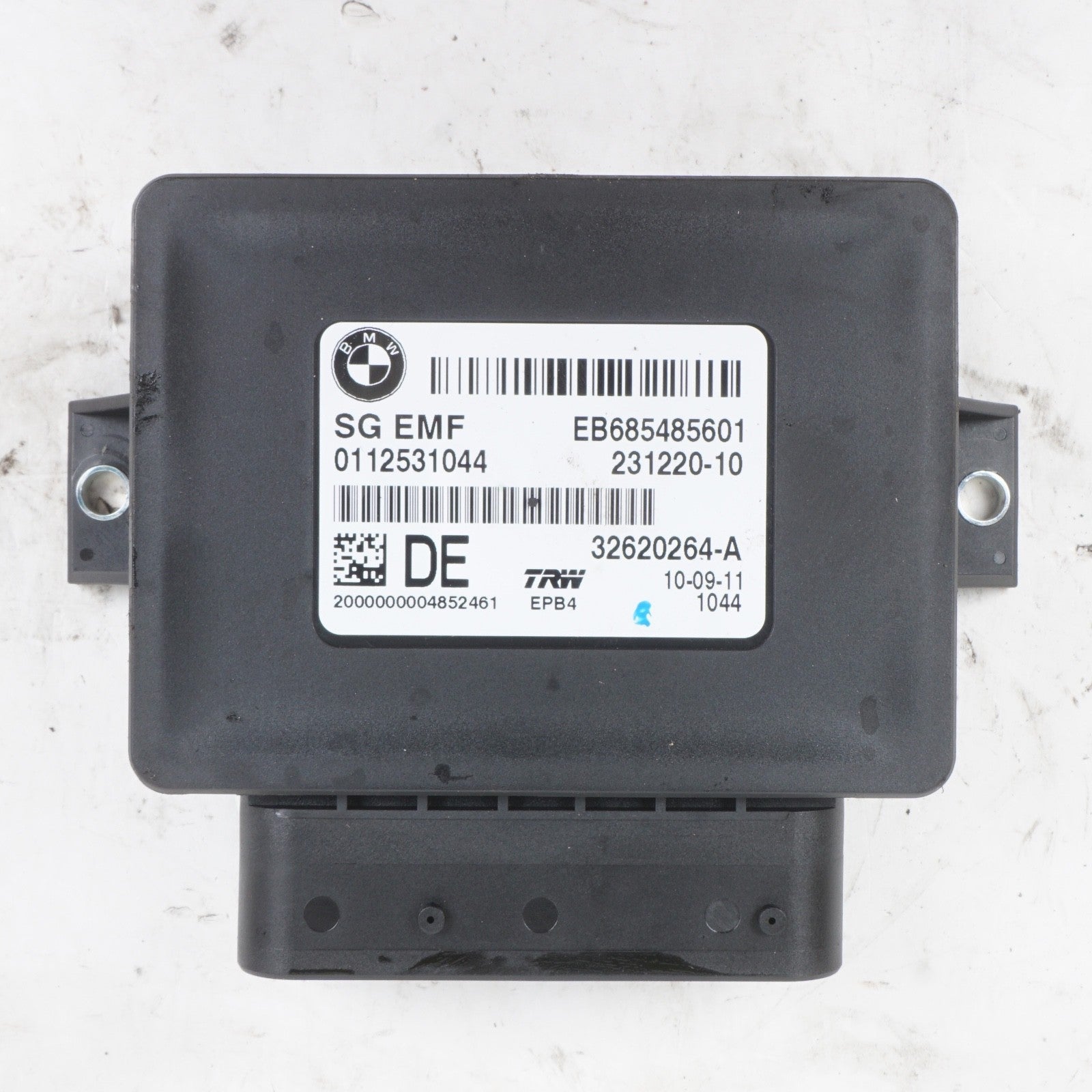 2012 BMW 650i F12 Rear Parking Brake Control Module OEM EB685485601
