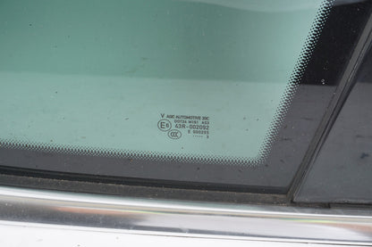 11-18 PORSCHE CAYENNE RIGHT QUARTER WINDOW GLASS PRIVACY TINT 7P5845298HB
