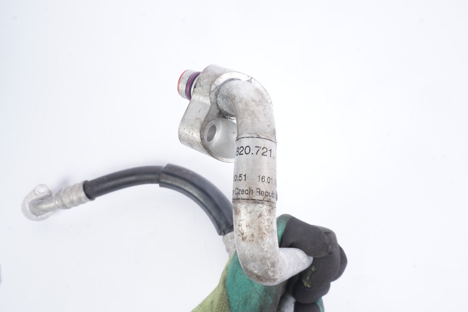 11-18 Porsche Cayenne 958 4.8L Ac Hose Line Pipe Set Of 2 OEM