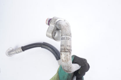 11-18 Porsche Cayenne 958 4.8L Ac Hose Line Pipe Set Of 2 OEM