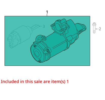 2010-2016 BMW 550i 650 750i X5 N63 Engine Starter Motor F01 F06 F07 F10 E70 OEM