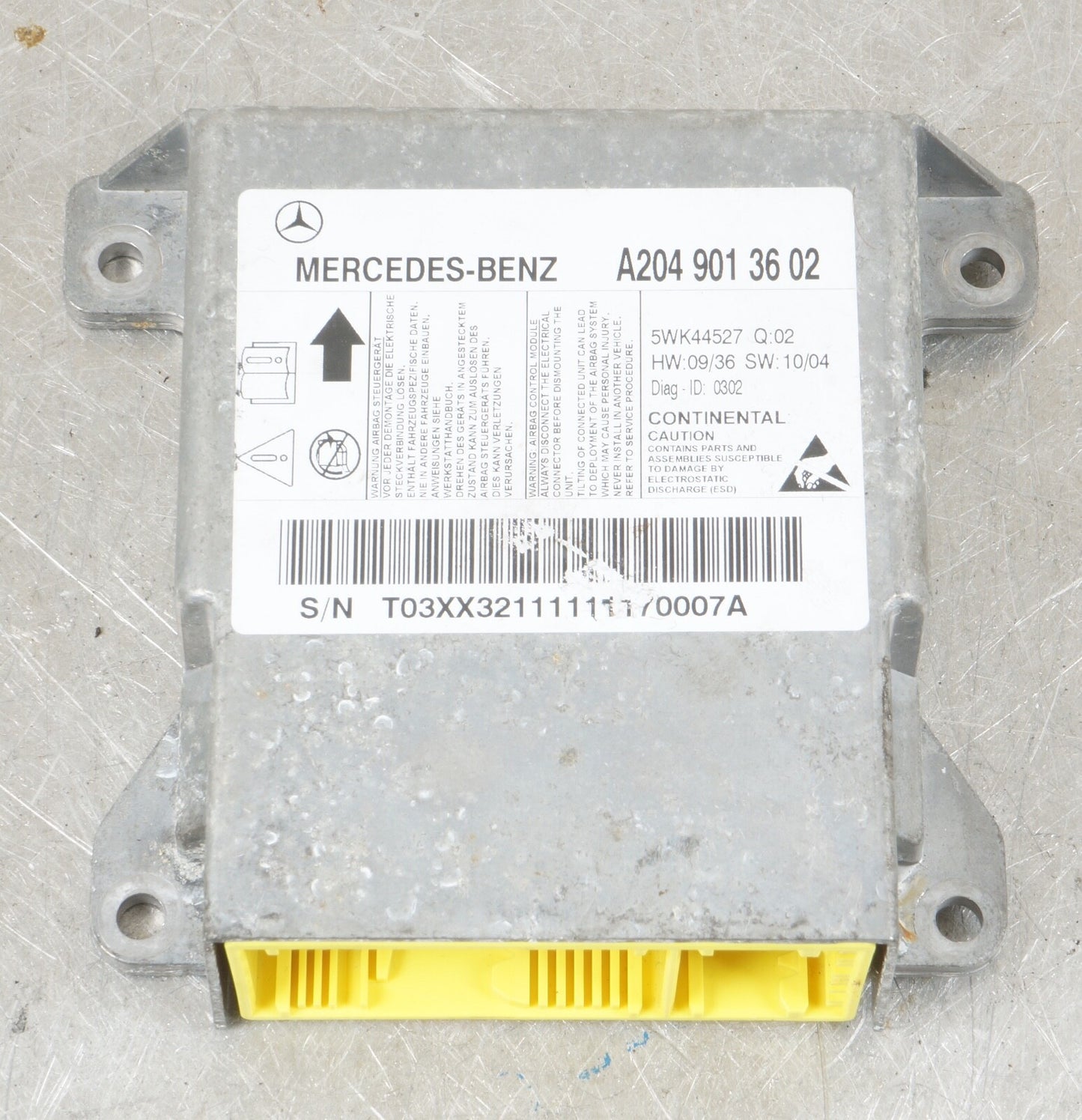08-14 Mercedes W204 C250 C350 Sedan Sensor Control Module OEM