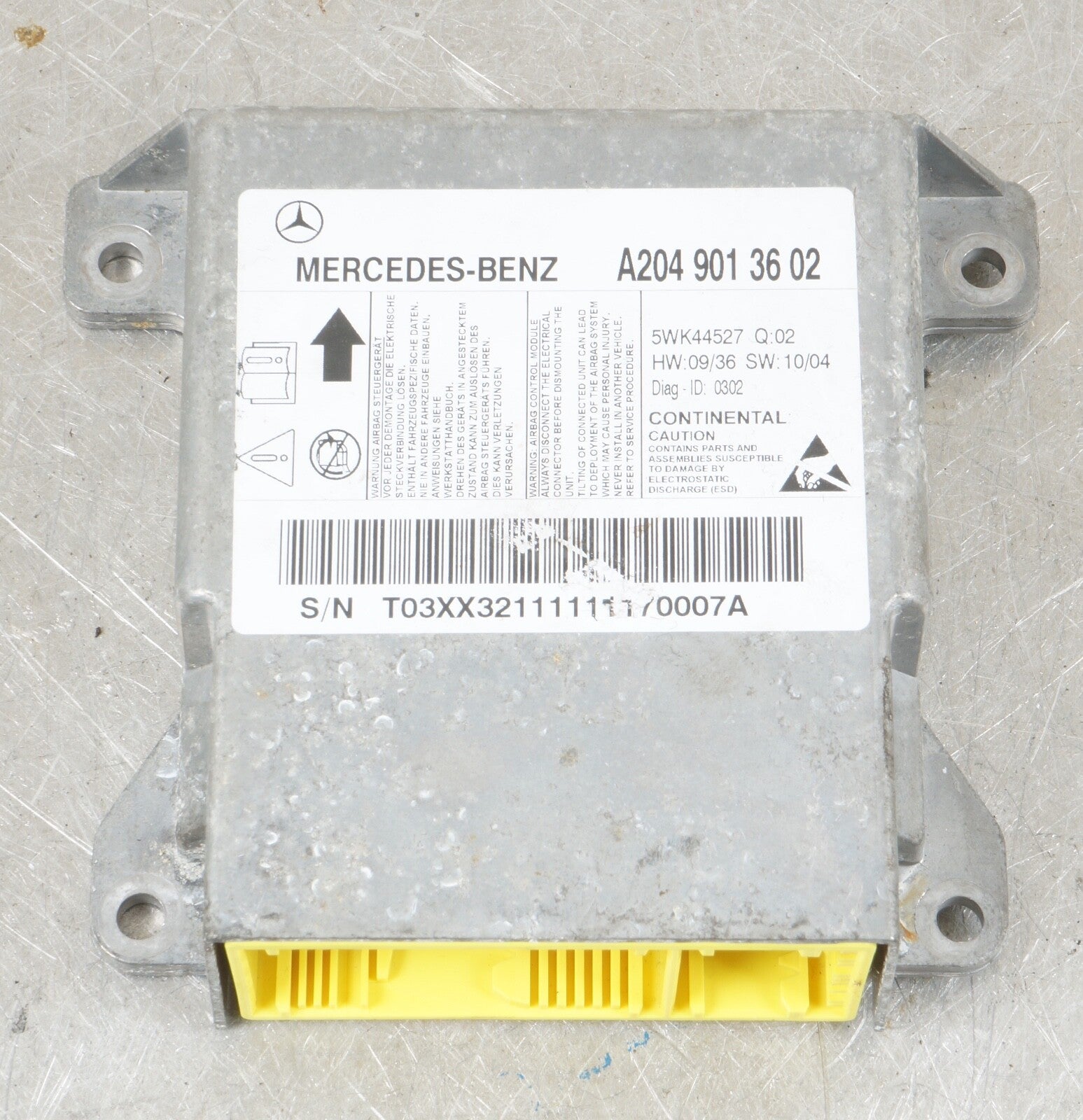 08-14 Mercedes W204 C250 C350 Sedan Sensor Control Module OEM