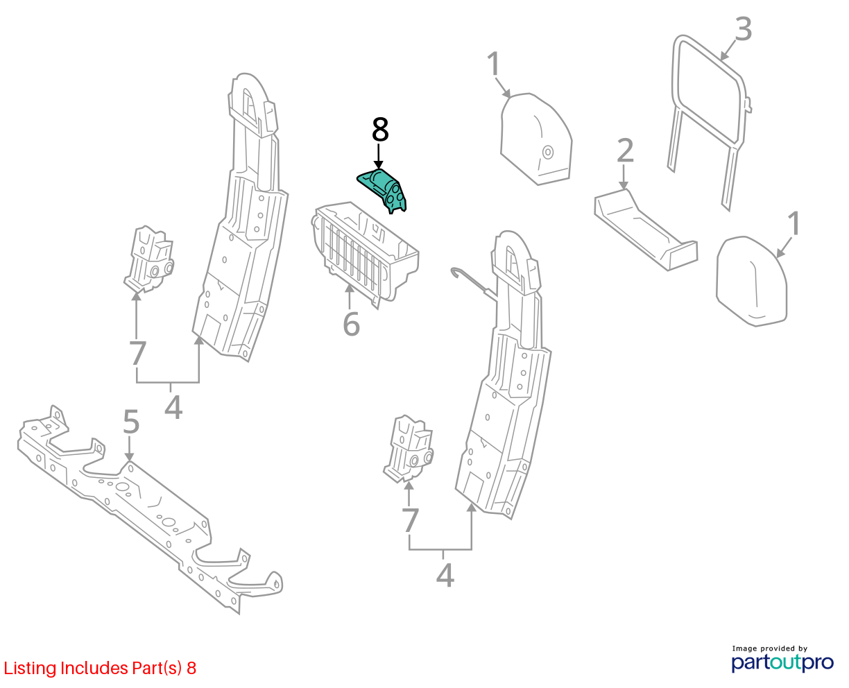 2010 - 2016 Mercedes W207 E350 Convertible Roll Bar Spring Loaded Actuator Motor