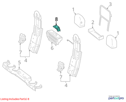 2010 - 2016 Mercedes W207 E350 Convertible Roll Bar Spring Loaded Actuator Motor