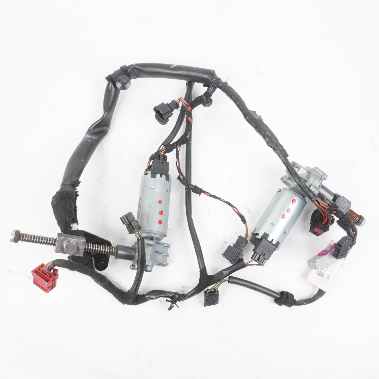 2011-2018 Audi A8L A8 Rear Left Driver Side Seat Wire Harness & Motors OEM
