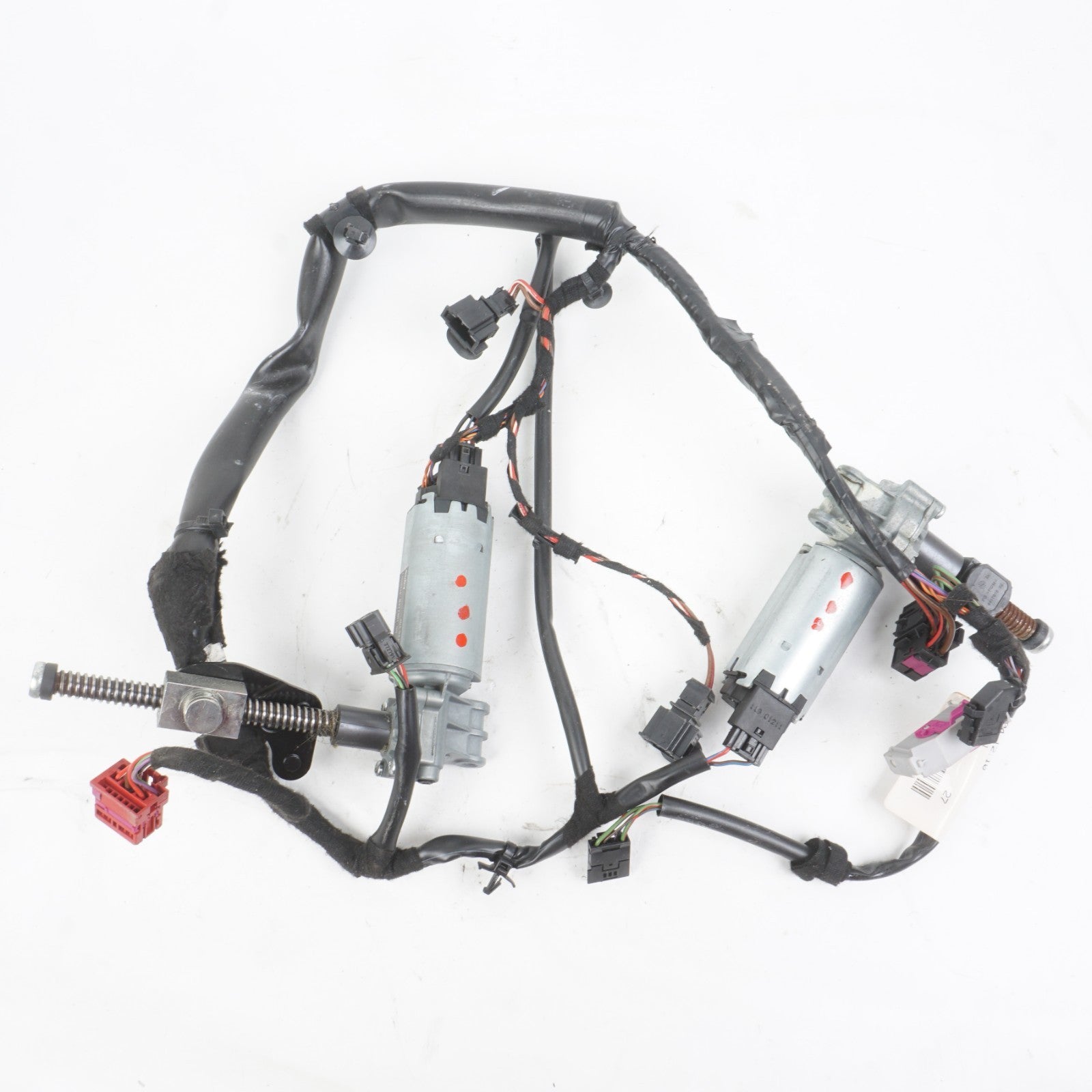 2011-2018 Audi A8L A8 Rear Left Driver Side Seat Wire Harness & Motors OEM