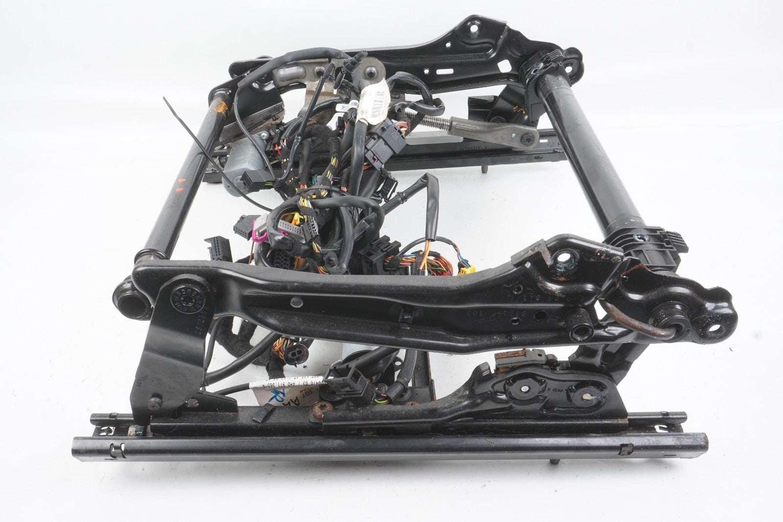 2011-2017 Audi A8 Front Right Passenger Seat Track Rail & Motors OEM