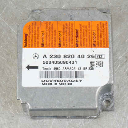 03-06 Mercedes R230 SL500 SL55 AMG Sensor Control Module OEM
