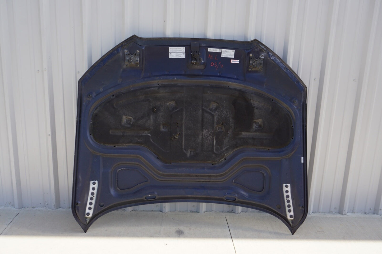2011 - 2018 Audi A8 S8 Hood BLUE  OEM
