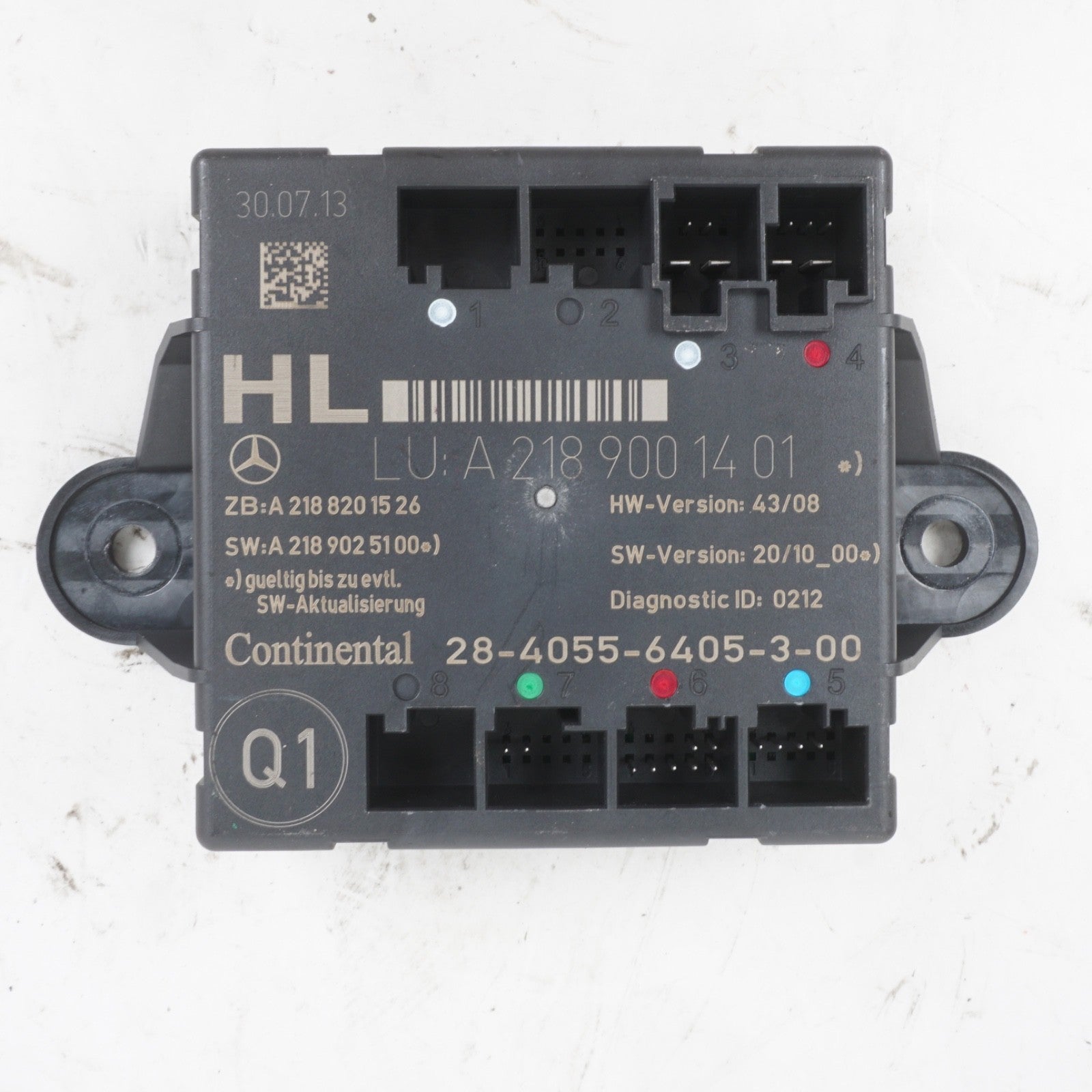 2008 - 2018 Mercedes C250 C300 Rear Left Door Control Module OEM